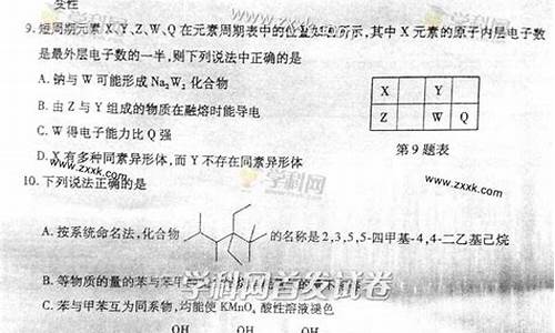 2013浙江理综高考试题及答案_2013