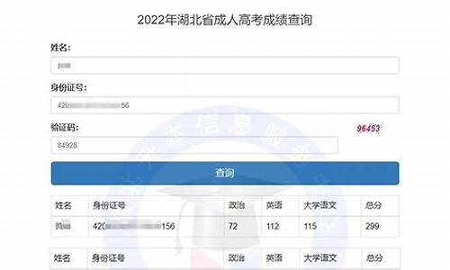 成考成绩2021,2022成考分数查询