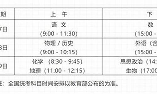 湖南高考时间表,湖南高考时间表2023