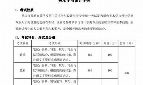 重庆高考考试说明-重庆高考考试说明2024